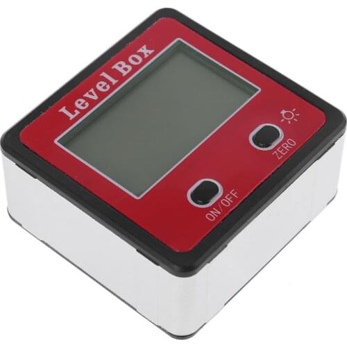 Digital Inclinometer Spirit Level Protractor Angle Gauge Meter Bevel Level Box with Magnet