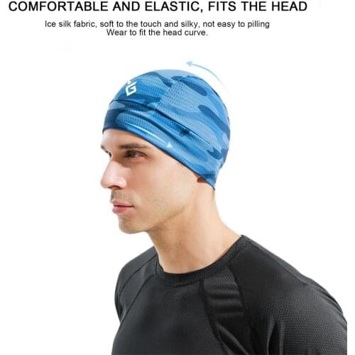 Sports Running Cap Breathable Cooling Skull Cap Sweat-absorbent Breathable Riding Hat For Sports Riding Cycling