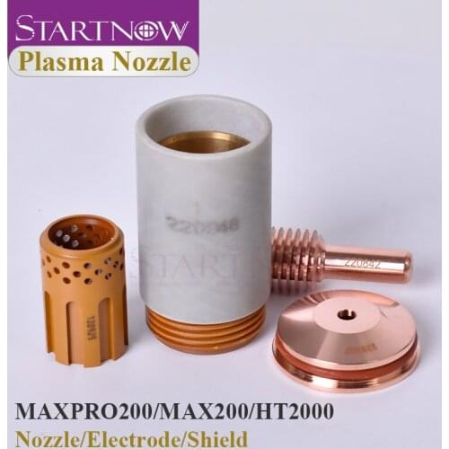 Startnow MAX200 Series Plasma Nozzle 220488 Vortex Ring 020424 Tip Shield MAXPRO200 HT2000 Air Plasma Cutter Nozzle 220021