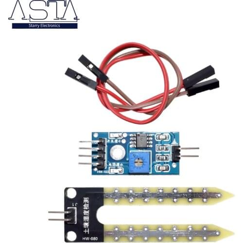 1PCS Smart Electronics Soil Moisture Hygrometer Detection Humidity Sensor Module Development Board DIY Robot Smart Car