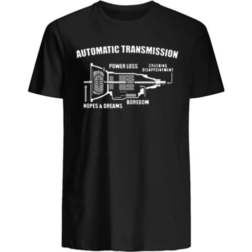 Funny Automatic Transmission T-Shirt. Summer Cotton O-Neck Short Sleeve Mens T Shirt New S-3XL