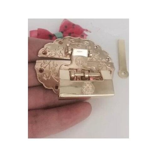 Zinc alloy buckle lock golden panel lock type panel lock + new word DIY