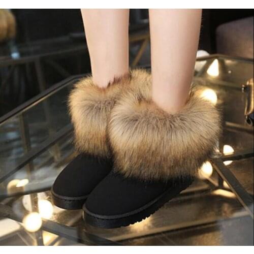 Women winter boots snow boots women winter shoes flats shoes for ladies ankle boots for women Plus velvet to keep warm snow shoe