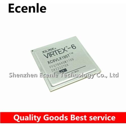 1 Pcs/Lot XC6VLX195T-1FFG784I FBGA-784 FPGA Virtex-6 LXT Family 199680 Cells 40nm (CMOS) Technology 1V 100% New&Original
