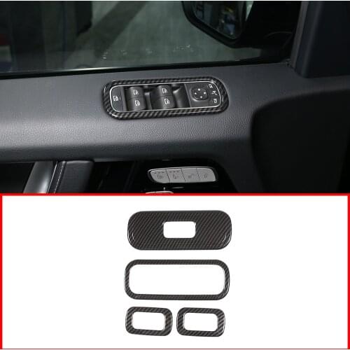 2 Color Car Window Lift Button Frame Trim Car Accessories For Mercedes Benz G wagon G class W463 G350 G400 G500 G55 G63 G65 G800