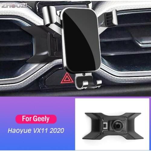 Car Mobile Phone Holder Special Air Vent Mounts Stand GPS Navigation Bracket For Geely Haoyue VX11 2020 Car Accessories