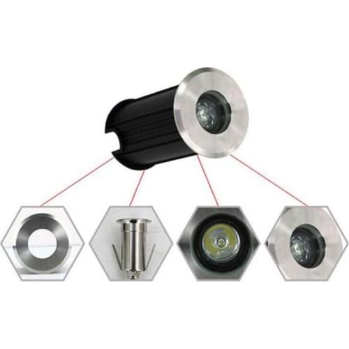 Free Shipping 3W COB LED Outdoor/Indoor recessed light Waterproof LED Underground light warm white/ white / cool white