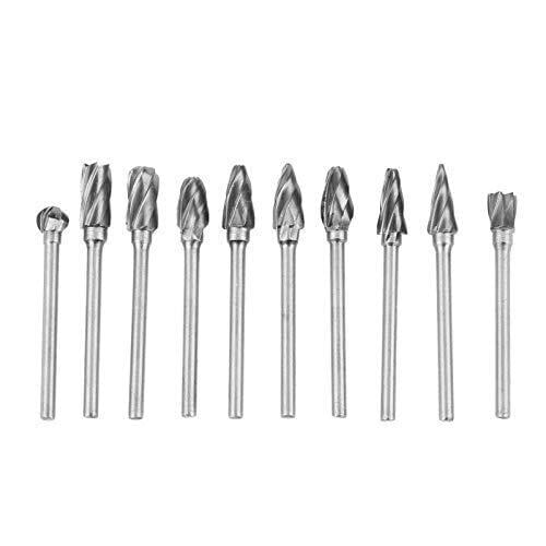 Fixmee 10pcs/lot Tungsten carbide 3*6mm rotary burr file cutter rinding and abrasive tools