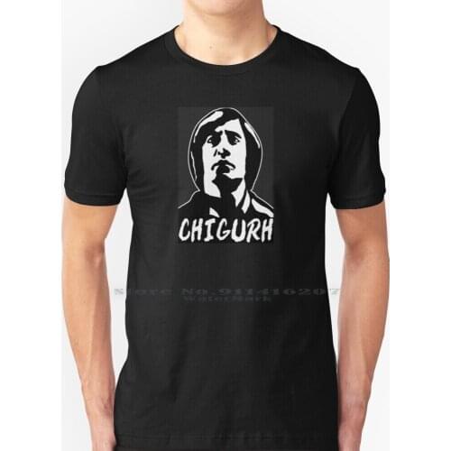 Chigurh T Shirt 100% Pure Cotton Anton Chigurh No Country For Old Men Old Men No Country For Gun Mexico Arizona Texas Murder