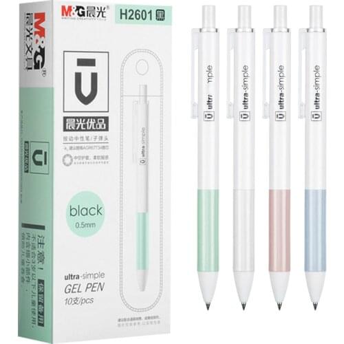 10PCS M&G AGPH2601 A4901 Gel Pen YOUPIN Series Gel Pen 0.5 mm Student Stationery