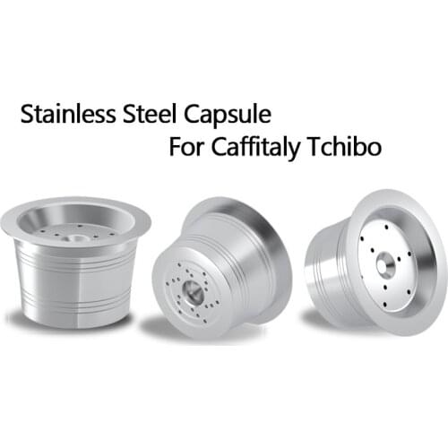Stainless Steel K-fee Tchibo Cafissimo Refillable Coffee Capsule Tamper Reusable Caffitaly Cafe Pod Machine Accessories Gifts