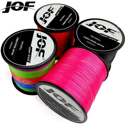 JOF 300M 8 Strands Braided Fishing Lines Multifilament PE Fishing Line 18 22 31 39 43 52 61 78 96LB Diameter 0.14-0.57mm