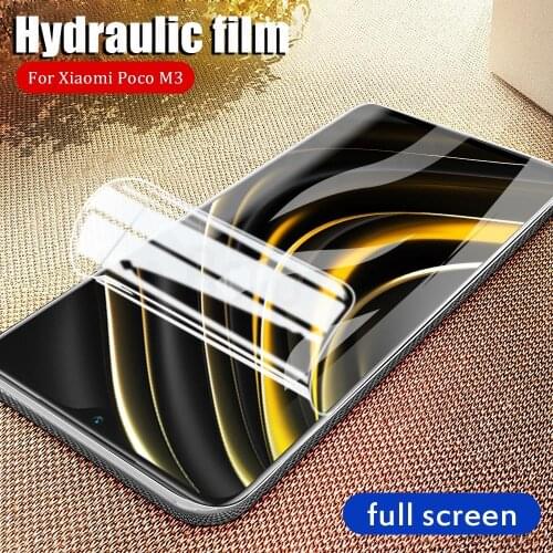 Soft Hydrogel Film Screen Protector For Xiaomi mi 10i mi 11 mi 10t pro poco x3 m3 Tempered Glass For Xiaomi Pocohone X3 NFC Film