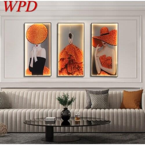 WPD Wall Lamps Modern Fashion Three Pieces Suit Sconces Lighting LED Creative For Home