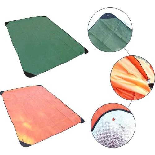 2019 New Waterproof Aluminum Foil EVA Camping Mat Foldable Sleeping Picnic Beach Mattress Outdoor Mat Pad