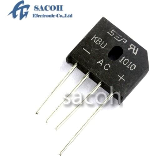 New original 10PCS/Lot KBU1010 KBU1010G or KBU1510 or KBU2510 or KBU810 or KBU610 DIP-4 10A 1000V Bridge Rectifier