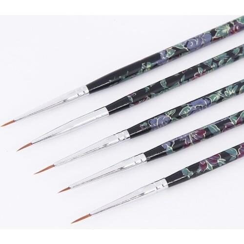 Nail Painting Nails Painted Carved Flower Pen Pull Pen Colored Crochet Tools Sale