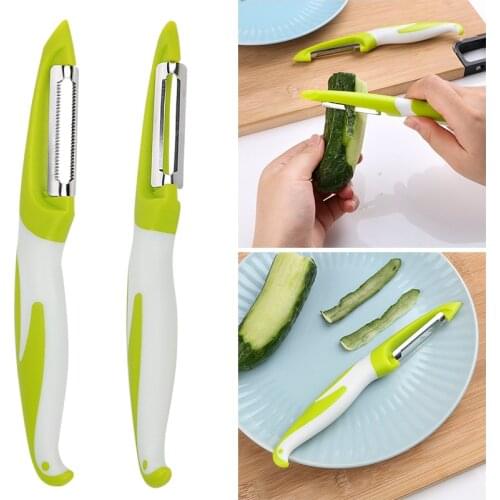 Stainless Steel Peeler Zester Vegetable Slicer Peeler Knife Gadgets Carrot Potato Fruit Shred Grater Razor Sharp Cutter