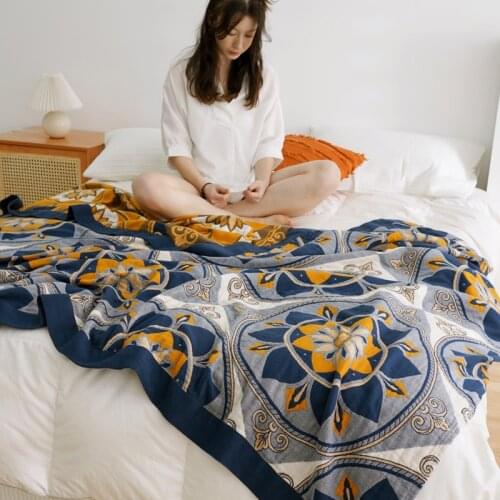 Nordic Bohemian Throw Blanket for beds Hotel Home bedroom Decor Bedspread Sofa Blanket soft Towel Summer Thin Quilt bed cover