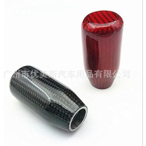 Carbon Fiber Gear Shift Knobs Transmission Handle Shifter Manual Automatic Automobile Car Gear Stick