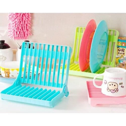 Foldable Tray Storage Rack Kitchen Dish Storage Rack Sorting Rack Cup Drying Rack