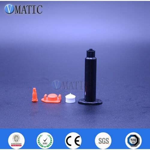 High Quality 5cc/ 5ml Black Syringe Barrel Set Glue Dispensing Syringe Barrel With Piston & Stoppers