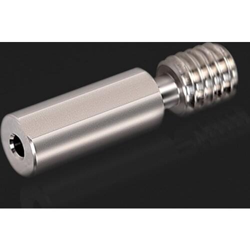 K92F High Temperature 3D Printer Titanium Alloy Throat V6 1.75mm Hotend Heat Break All Metal Heatbreak Throat H2 TC4