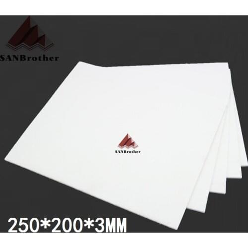 1PCS 3D Printer 3mm Thickness Heating Bed Block Insulation Cotton For Reprap UM2+Makerbot -250*200*3mm