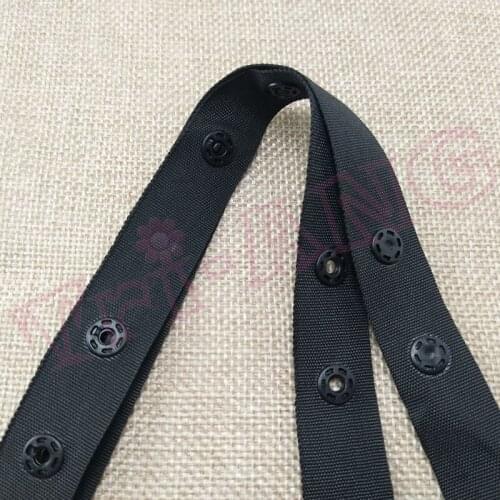 50 yards/lot, Environment Friendly Garment Snap Fastener Tape 25mmx50mm Interval Distance