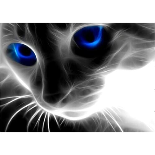 DIY 5D Diamond Mosaic Cartoon Cats Handmade Diamond Painting Cross Stitch Kits Diamond Embroidery Patterns Rhinestones Arts H6