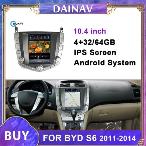 Vertical Screen Car Multimedia DVD Player GPS Navigation For BYD S6 2011 2012 2013 2014 car audio radio Stereo