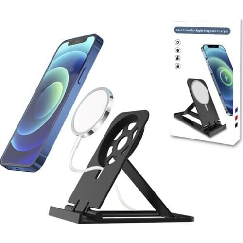 1PC Wireless Charging Stand Stable Folding Portable Stand For IPhone 12 Mini 12 Pro Max Mini Wireless Charging Mag Safe Stand