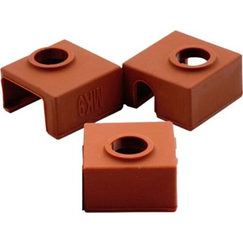 3D Printer Heater Block Silicone Cover Mk7/Mk8/Mk9 Hotend For Creality Cr-10,10S,S4,S5,Ender 3, Anet A8