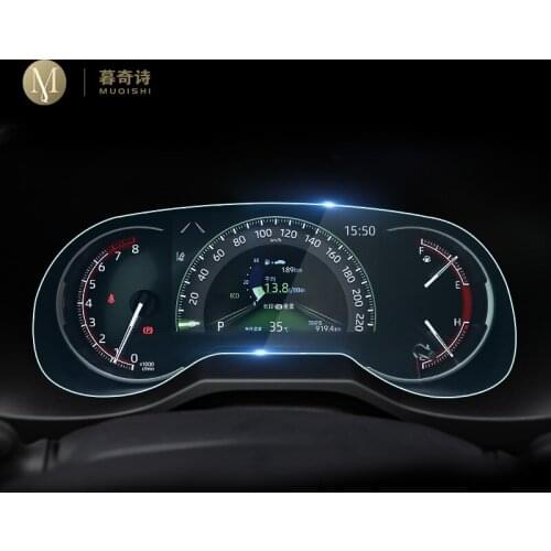 For Toyota RAV4 2019 2020 Automotive interior Instrument panel membrane LCD screen TPU protective film Anti-scratch Accessories