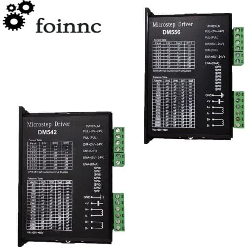 2-phase Digital Stepper Motor Driver DM556 DM542 For NEMA 17 23 34 Series Stepper Motor CNC machine 3d printer