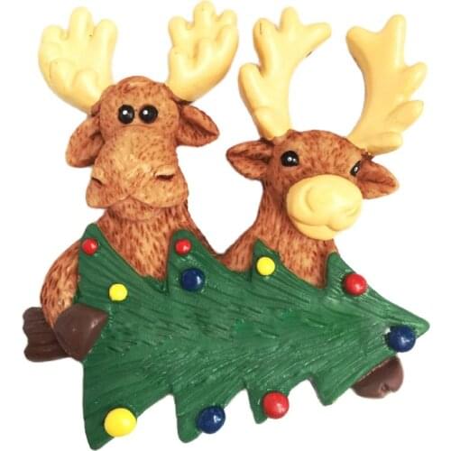 2016 LXYY mould Elk Christmas tree shaped silicone embossed mold sugar filled candy mold decoration