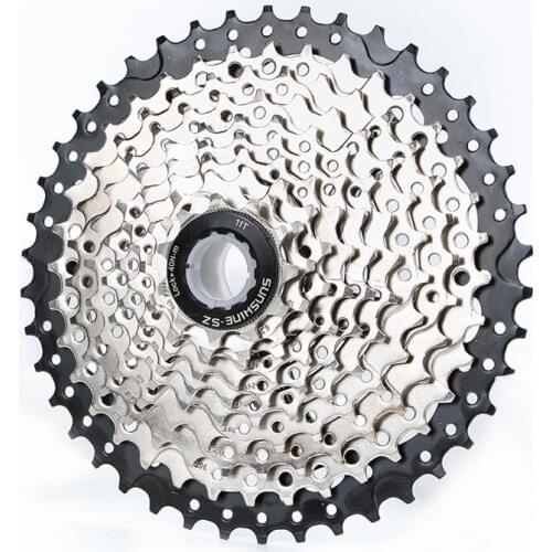 Mtb mountain bike flywheel 10-speed 11-42T bicycle cassette 30-speed black silver sprocket bicycle Freewheel parts