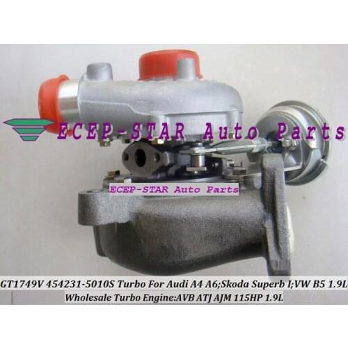 GT1749V 454231 454231-5010S 454231-0006 454231-5009S 038145702L R Turbo For AUDI A4 A6 Superb For Volkswagen Vw AVB ATJ AJM 1.9L