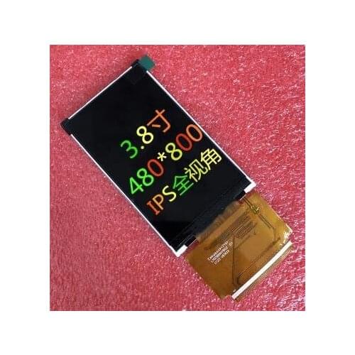IPS 3.8 inch 44P TFT LCD LCM Color Screen NT35510 Drive IC SPI RGB Interface 480(RGB)*800