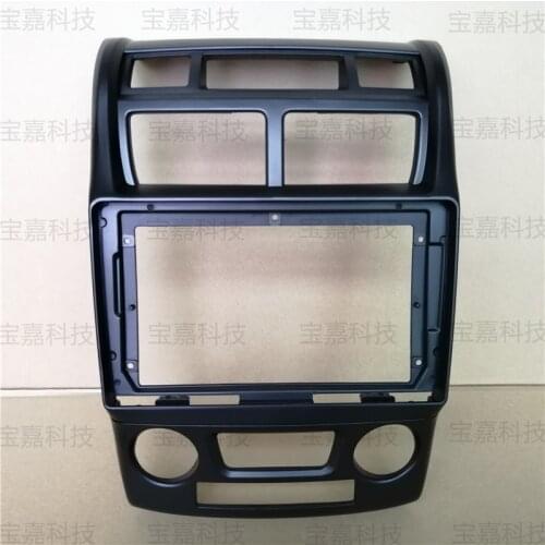 For Kia Sportage 2007 2008 2009 2010~2015 Car Fascias Navigation Fascia Dash Frame Kit For 9"Universal Android Multimedia Player