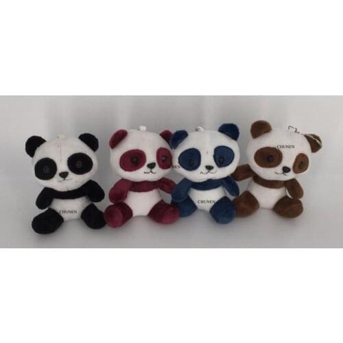 CUTE Gift Panda Plush Toy , 10CM Kids Keychain Doll , Stuffed Animal