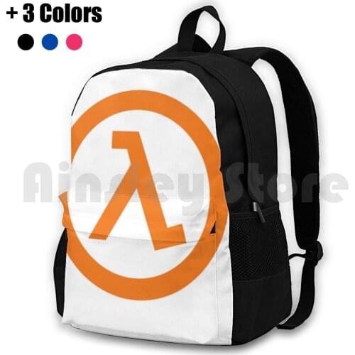Half-Life Lambda Outdoor Hiking Backpack Waterproof Camping Travel Games
