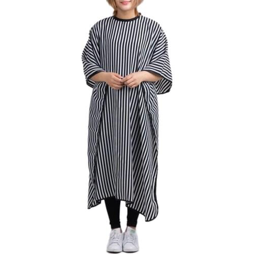 2019 New popfeel Excellent Quality Striped Salon Hair Cutting Cloth Barber Cape Hairdressing Cape A