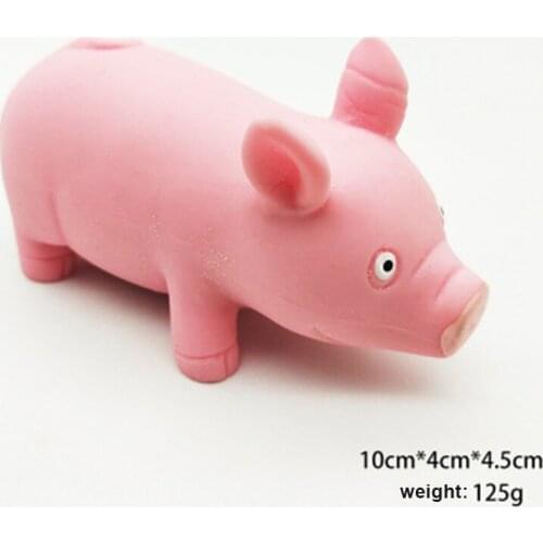 New Hot Relieve Stress Pink Pig Toys Interesting Decompression Toys Cute Animal Antistress Ball For Kid SMR88