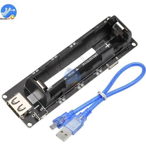 Bms 18650 Battery Shield V3 Expansion Board ESP32 Micro USB Port Type-A USB Module for Arduino Wemos Battery Holder Balancer