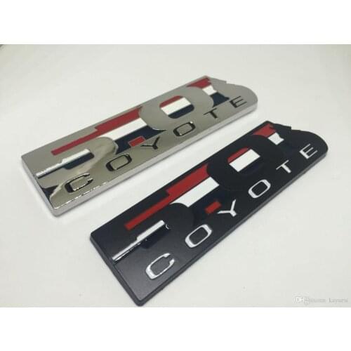 5.0 COYOTE Self-Adhesive Car emblem Side Stripe basdge Boss F-150 Falcon GT XR8 Auto Tail Tailgate Stickers Car Styling