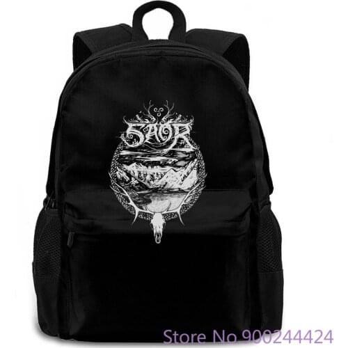 Saor black metal New! Classic New Printed women men backpack laptop travel school adult student