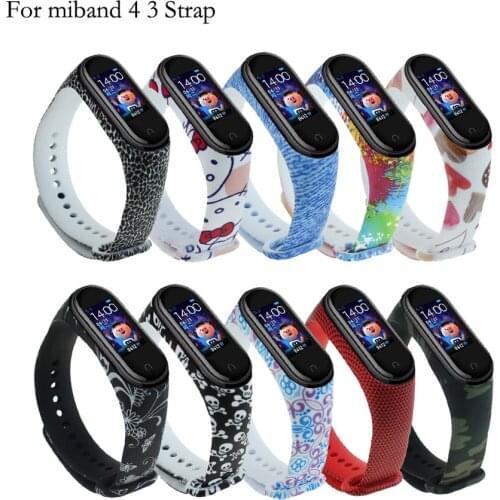 For Miband 4 Strap Mi band 3 Accessories Replacement silicone varied wrist strap for xiaomi mi 4 3 smart bracelets foonbe