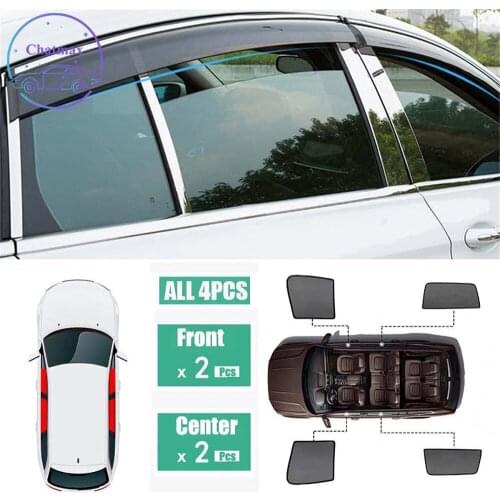 For Buick Regal 2017-2018 Window Sunshade UV Protection Ray Blocking Mesh Visor Laser Black Net Yarn