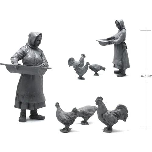 1 / 35 World War II Russian chicken raiser las-18